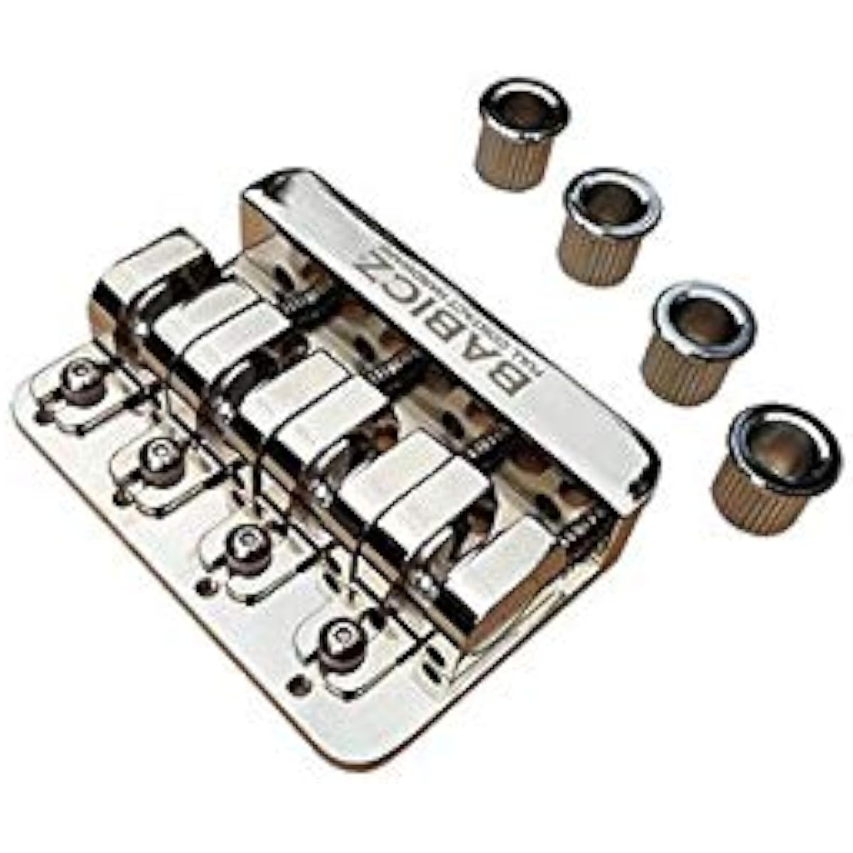 BABICZ Bass Bridge FCH 4-String Bass Bridge String Thru Chrome