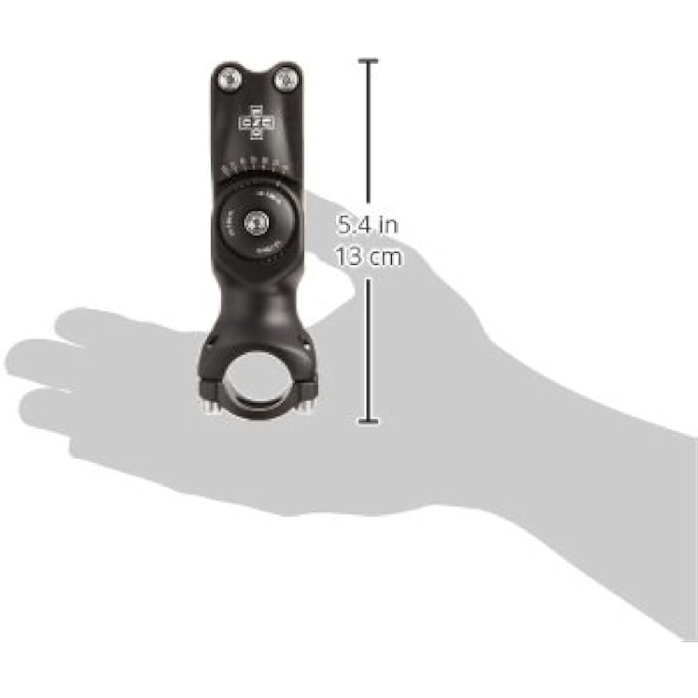kalloy Adjustable Aluminum Stem Bicycle Stem Length: 90mm Black Angle Adjustable! Clamp Diameter: φ25.4mm Column Diameter: Oversize Adjustment Angle: 0-60 degrees Road Mountain Cross Bike Cycling AS-820
