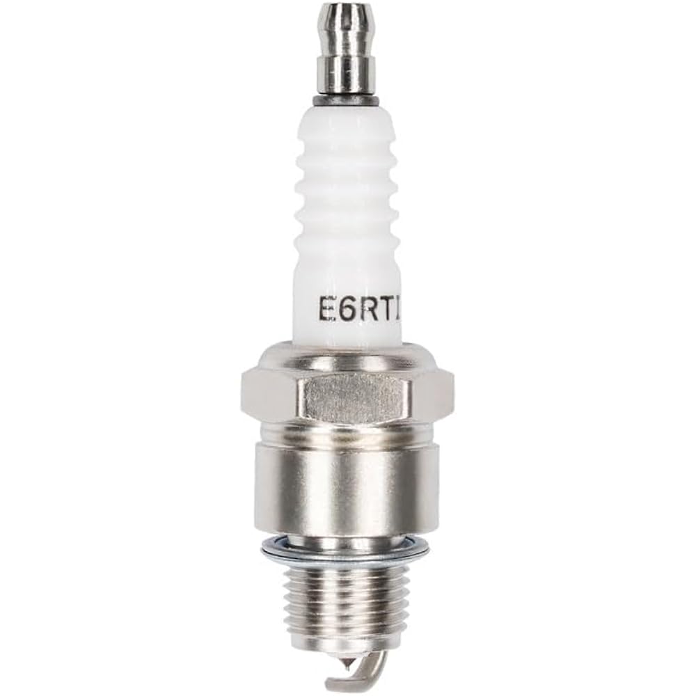 Automotive Motorcycle Ignition Spark Plug E6RTI E6RTC BR6HIX BR7HIX BR8HIX BR9HIX BR10HIX BPR6HIX BPR7HIX BPR8HIX BR4HS (Color : 4pcs Nickel alloy)