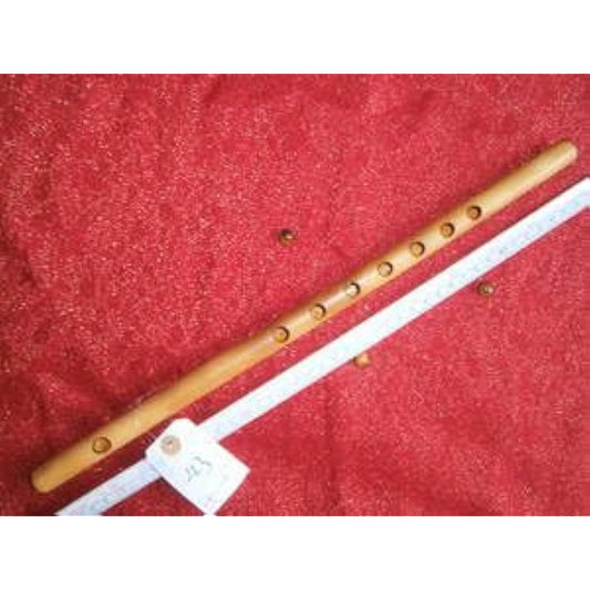 43 For beginners, burnt bamboo, transparent finish, classical style, seven holes, seven tuning, made by Negishi Shinobue Workshop
