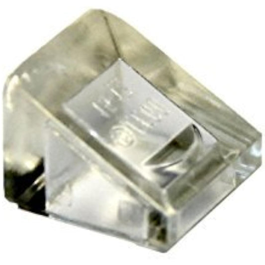 (c. 50 Pieces, Transparent Clear) - LEGO Parts and Pieces: Transparent Clear (Transparent) 1x1x2/3 30 Slope x50