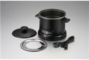 Electric tabletop skewer fryer (fryer/tempura pot) with removable skewer ring ``Hon Wakafe'' Made in Japan