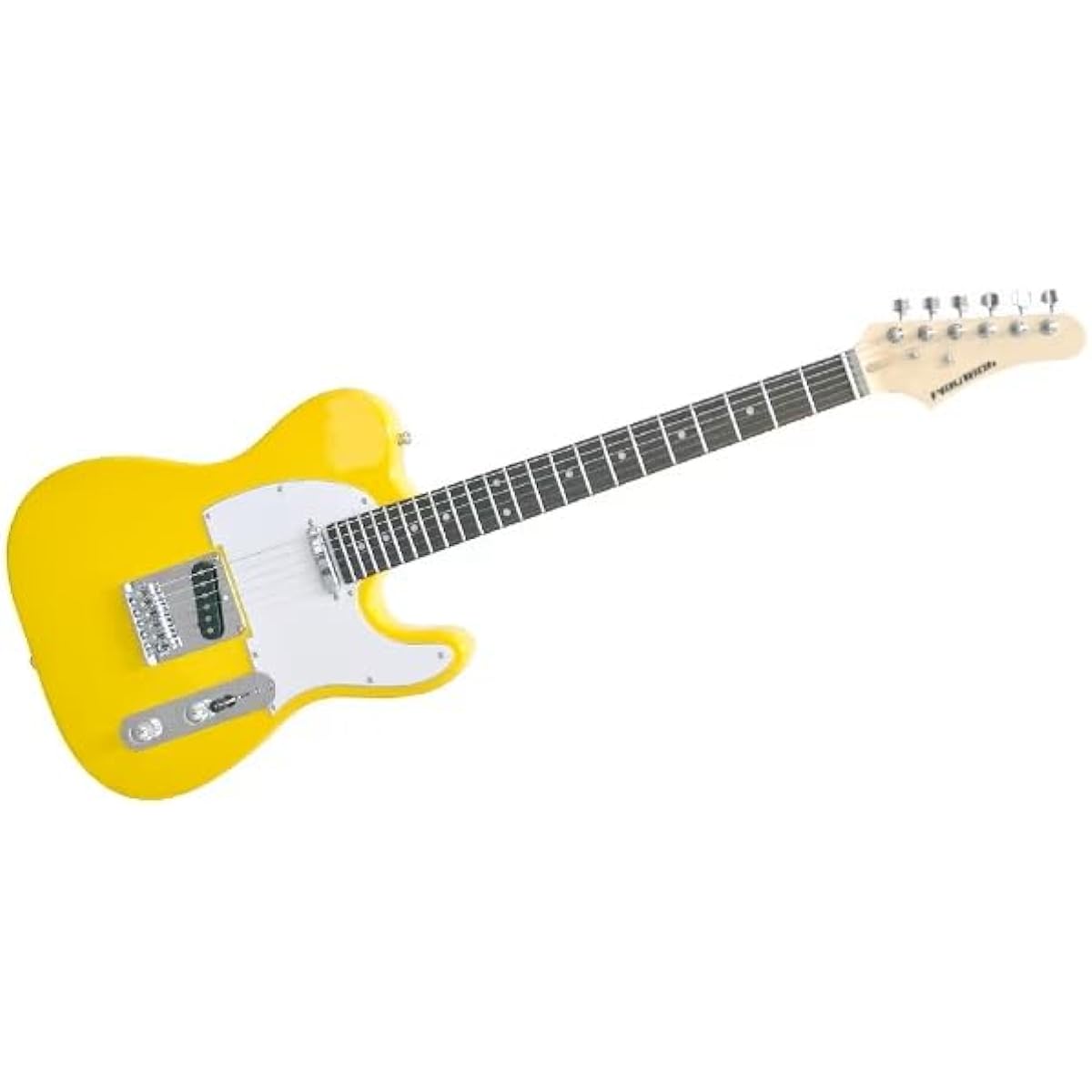 PLAYTECH Electric Guitar Telecaster Type Rosewood Yellow