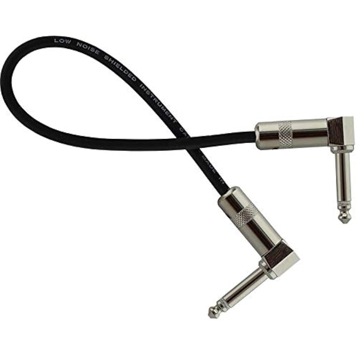 StageMASTER SEGLL-2 2-Feet Instrument Right Angle 1/4-Inch Connectors for Foot Effect Pedals by Stagemaster