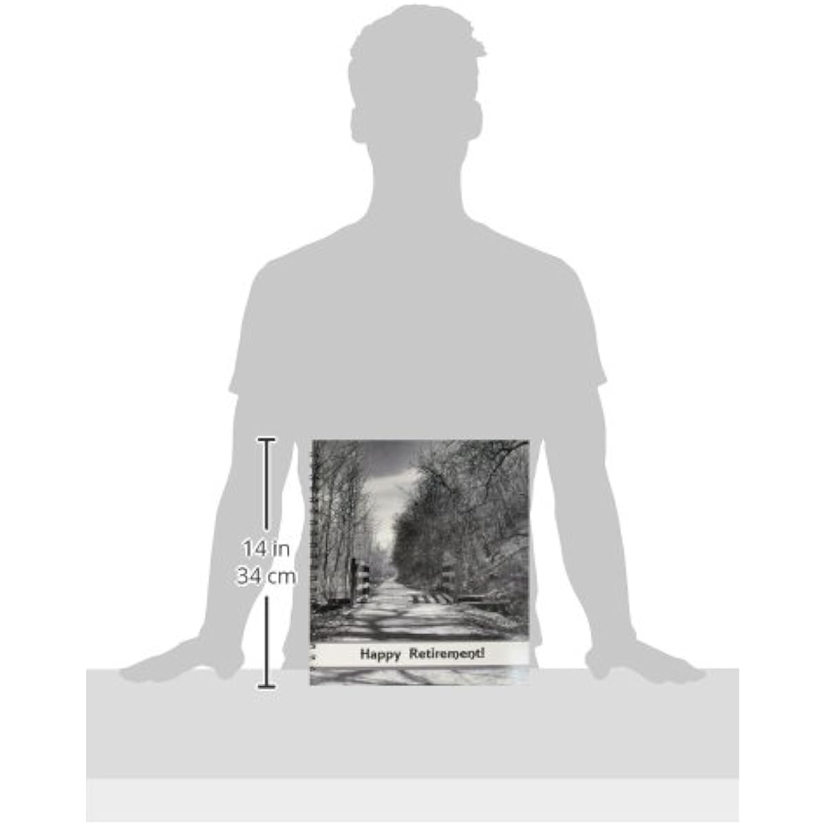 3dRose db_179285_2 Trail of Shadows Retirement Memory Book 12 x 12 inches