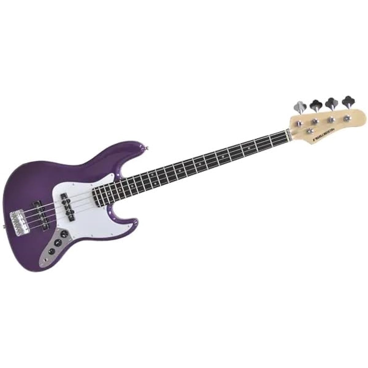PLAYTECH Electric Bass Jazz Bass Type Purple