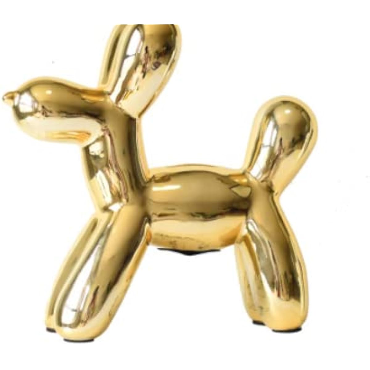Creative Gifts International Gold Dog Balloon Animal Piggy Bank Silver 8.5" x 8.5"
