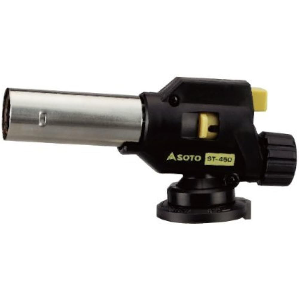 SOTO Field Chucker ST-Y450 & Micro Torch ACTIVE Black ST-486BK [Set Purchase]