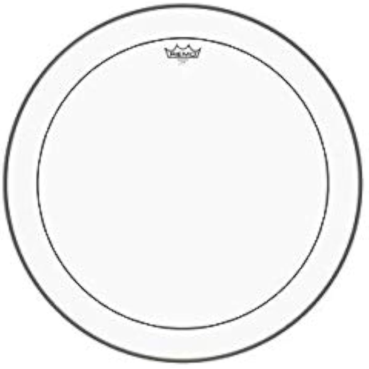 REMO PS-324BB Drum Head, Pinstripe Clear, for Bass Drums, 24"