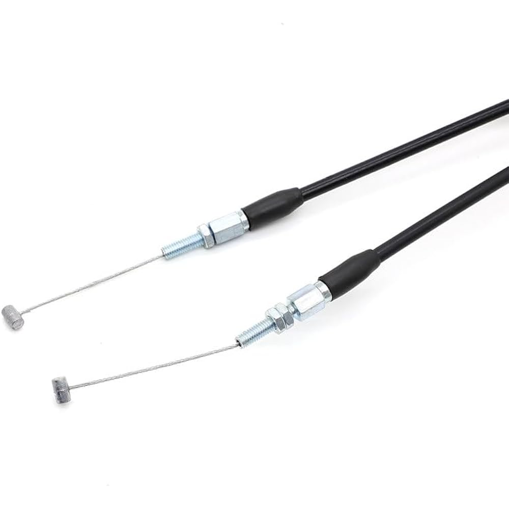 2 Pack Throttle Cable Set Throttle Body 17910-415-010, 17910-415-000 for Honda CB/CM400 CB450 Nighthawk CX500 Throttle Lock