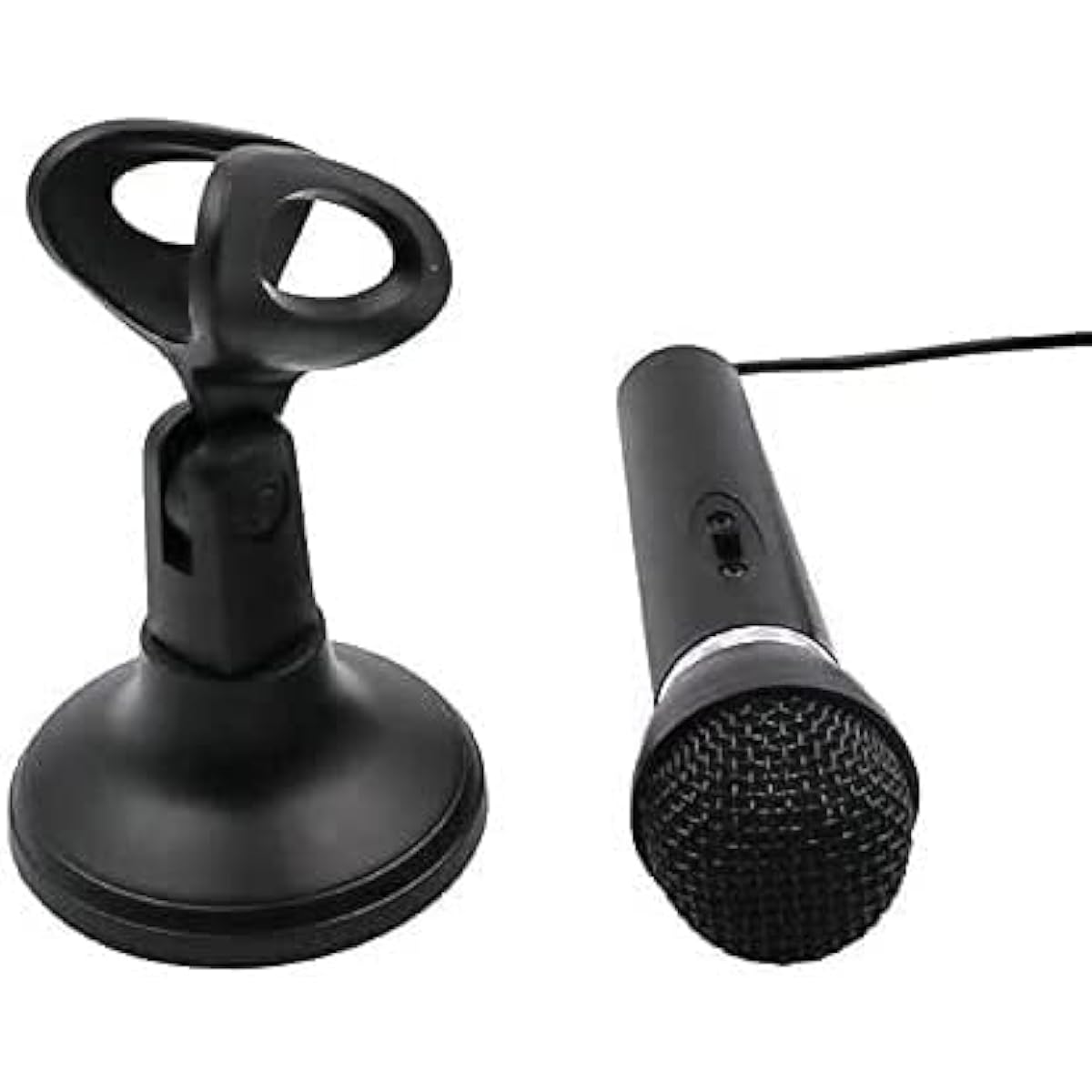 Microphone Professional 3.5mm Jack Recording Condenser Microphone Compatible with PC Laptop Desktop Stand