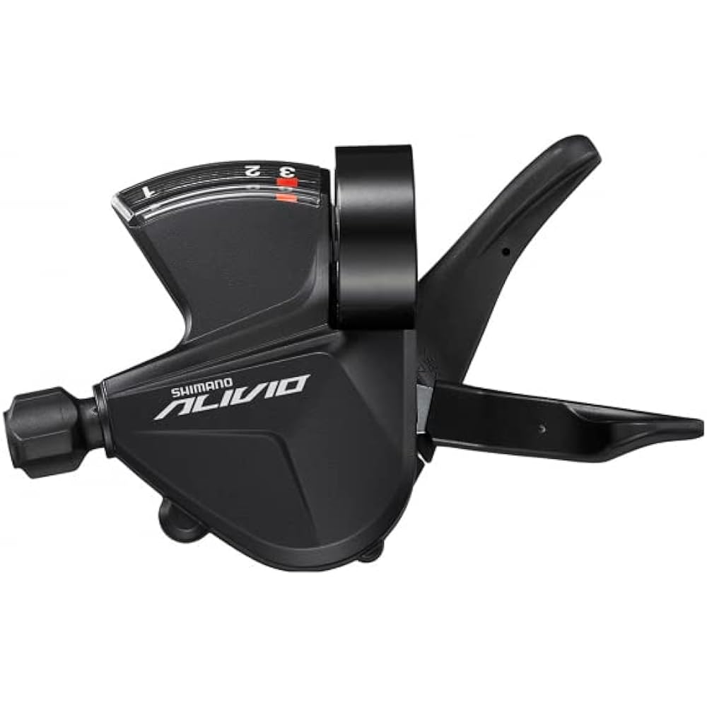 SHIMANO Shift Lever SL-M3100-L Left 3s with Optical Gear Display 1800mm Inner ESLM3100LB ALIVIO