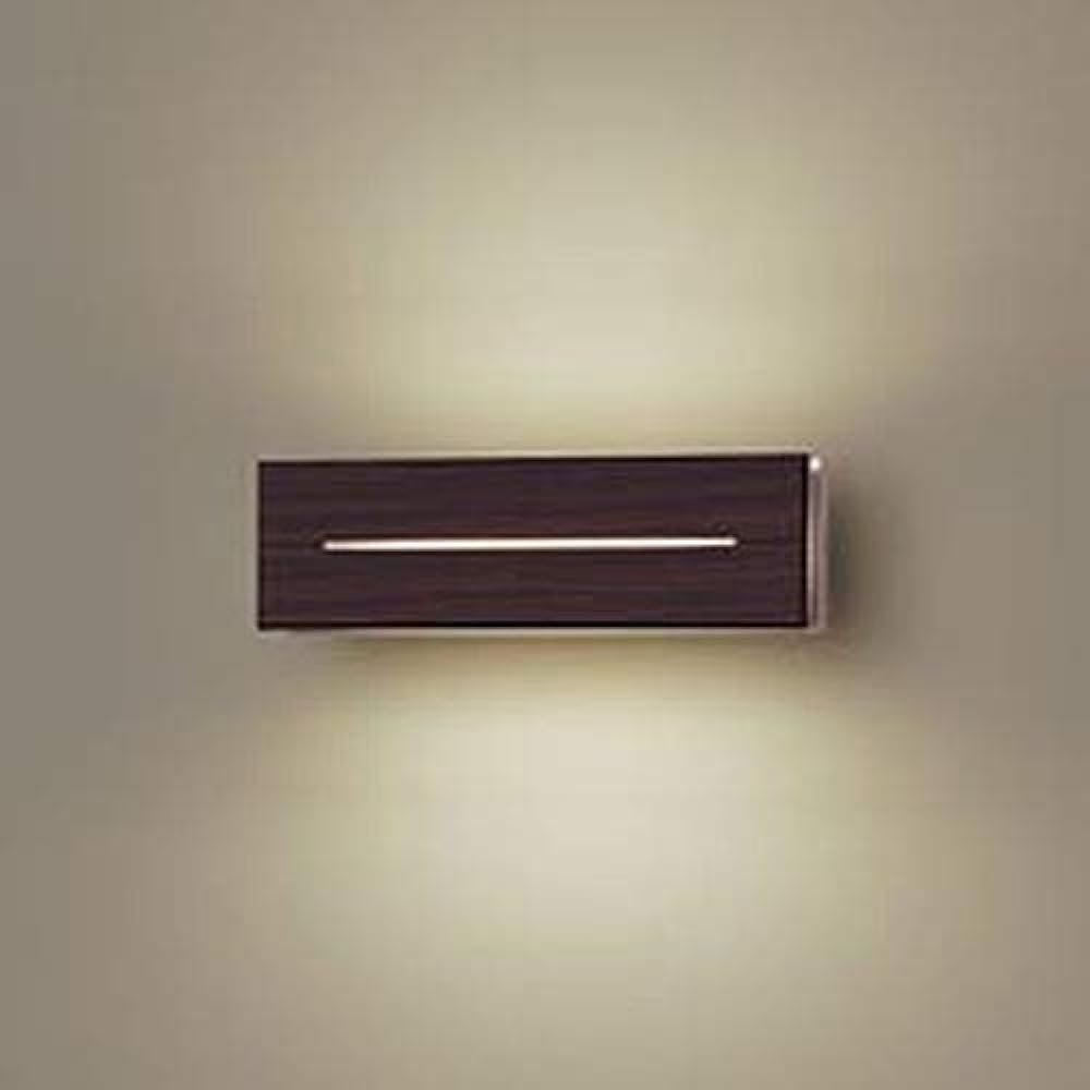 Panasonic Gate Light LGWJ50129KLE1 Dark Brown Wood Finish Body: Height 10.8cm Body: Width 37.5cm