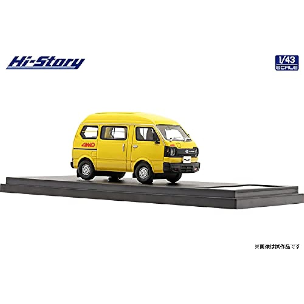 Hi Story 1/43 Subaru SAMBAR 4WD (1980) Signal Yellow Finished Product HS340YE