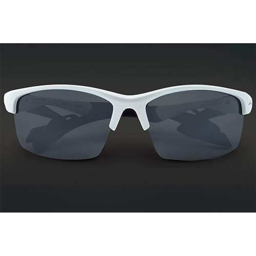 AirFly Nose Padless Sports Sunglasses AF-303 C-2 Equipped with New Side Pad White Frame AF-303 C-2 White