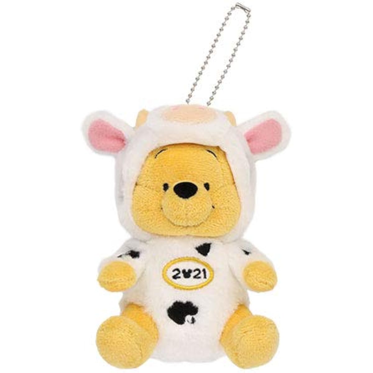 Winnie the Pooh Zodiac Plush Badge 2021 New Year Goods New Year's Day Ox Year Ox Disney Goods Souvenirs [Tokyo Disney Resort Exclusive] Comes with a souvenir bag