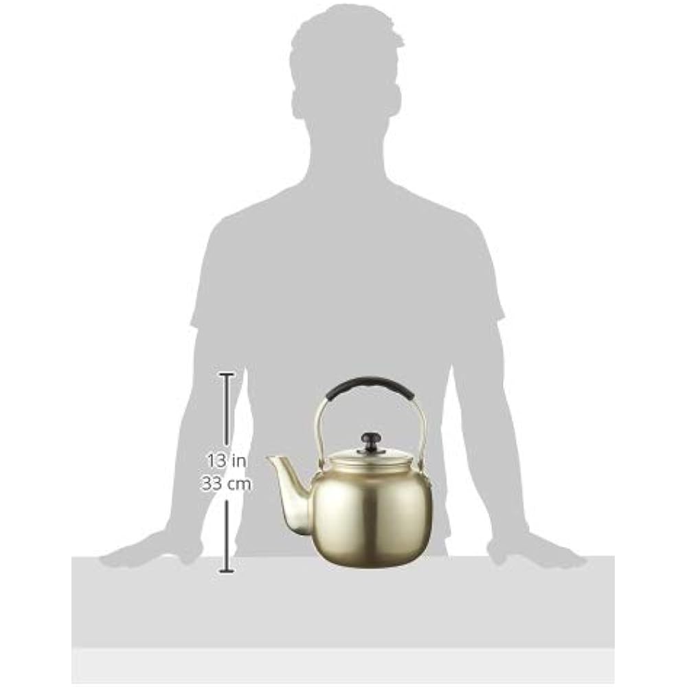 Maekawa Metal Alumite Water Boiler Fukutoku Bottle 4L