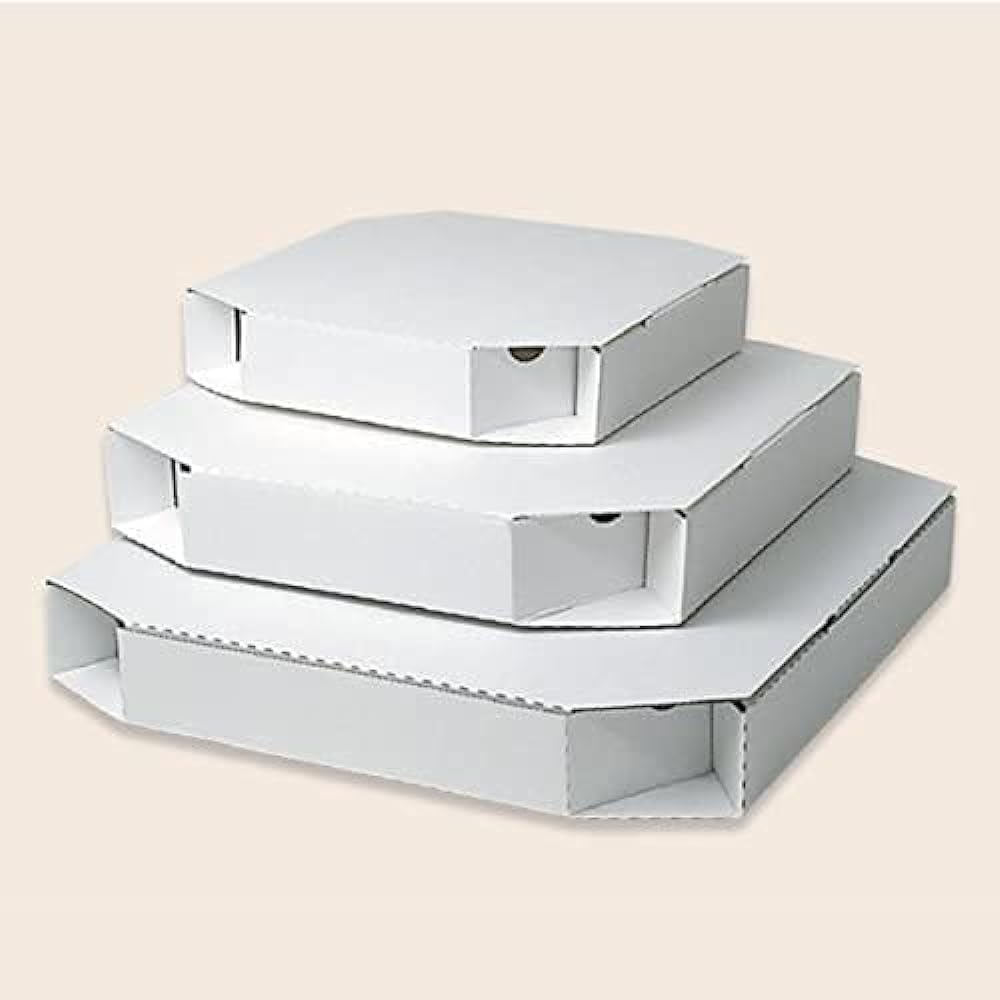 Pizza box SP-4 plain white 12 inches 100 pieces