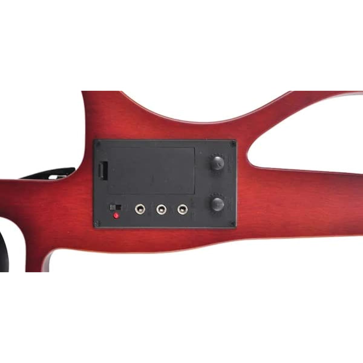 PLAYTECH Electric Violin 4/4 size 580g lightweight body with bow and case Brown
