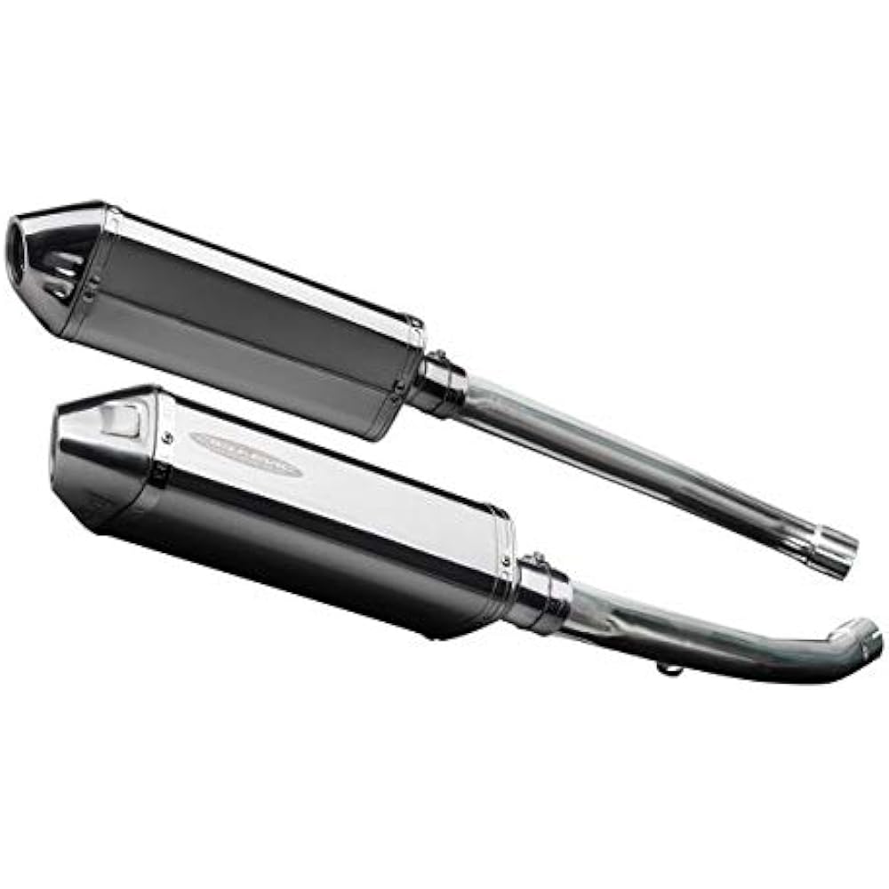 DELKEVIC Slip-on Stainless Steel Tri-Oval Muffler for KAWASAKI ZX14R / ZZR1400 2012-2018 320mm KIT1169