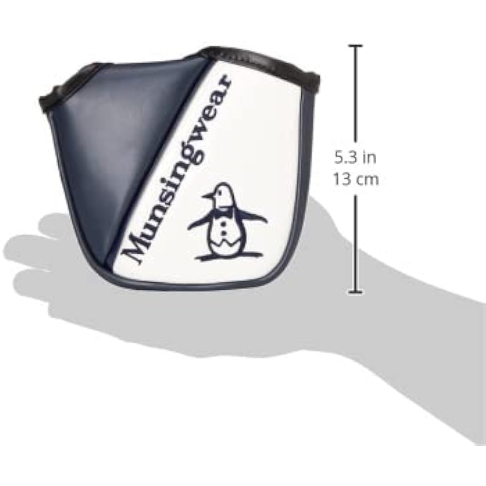[Munsingwear] Head Cover Putter Cover Magnetic Type Irregular Head Type Golf MQBVJG51 Men's