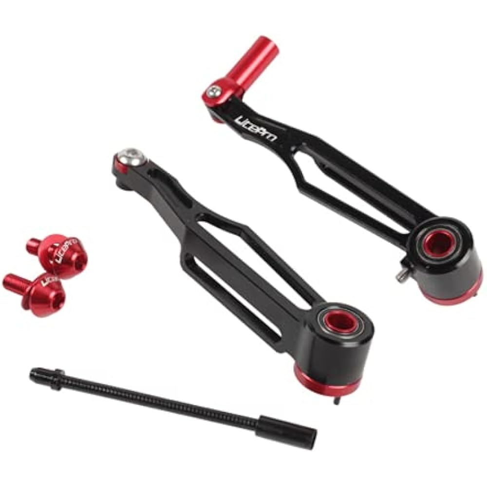 Litepro Ultra lightweight V-brake front and rear set (for 1 car) short/long folding bicycle MTB small wheel minivelo cross bike (Lightweight V-brake short/long)