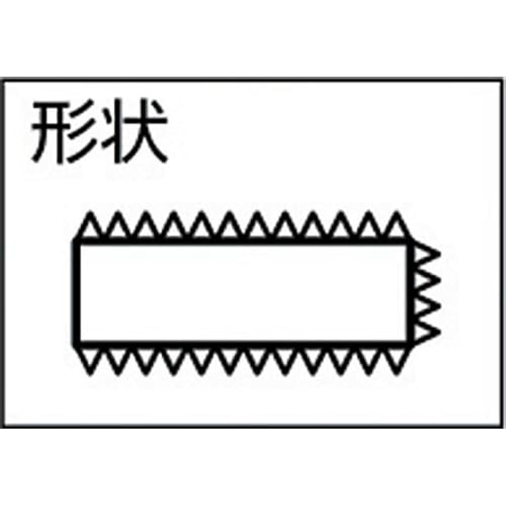 TRUSCO Set File Flat Oil Grain Total Length 185 Set of 10 THI010-04