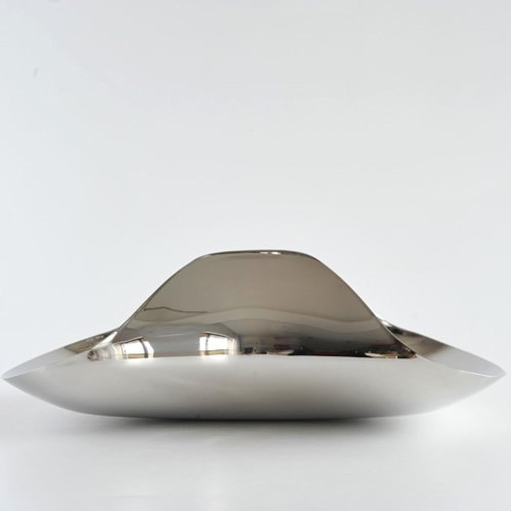 Alessi Fruit Basket Silver 36cm MARLI Fruit Bowl [Regular Imported Product] SB06/36