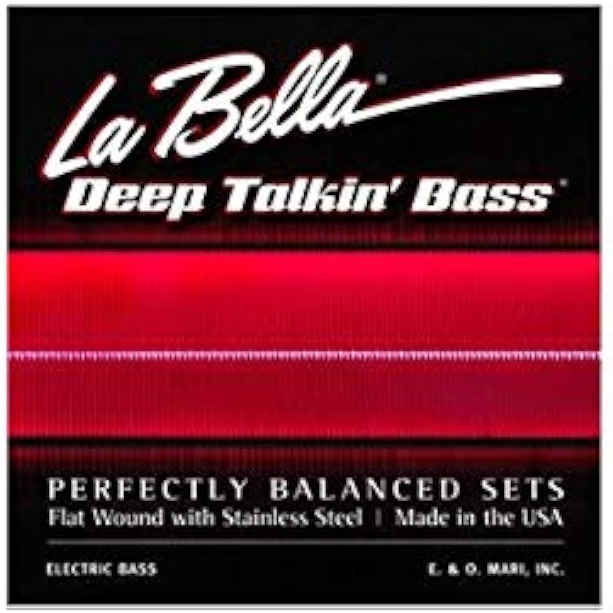 LA BELLA 767-6F Bass VI Stainless Steel Flat Wound Strings for Fender BASS6