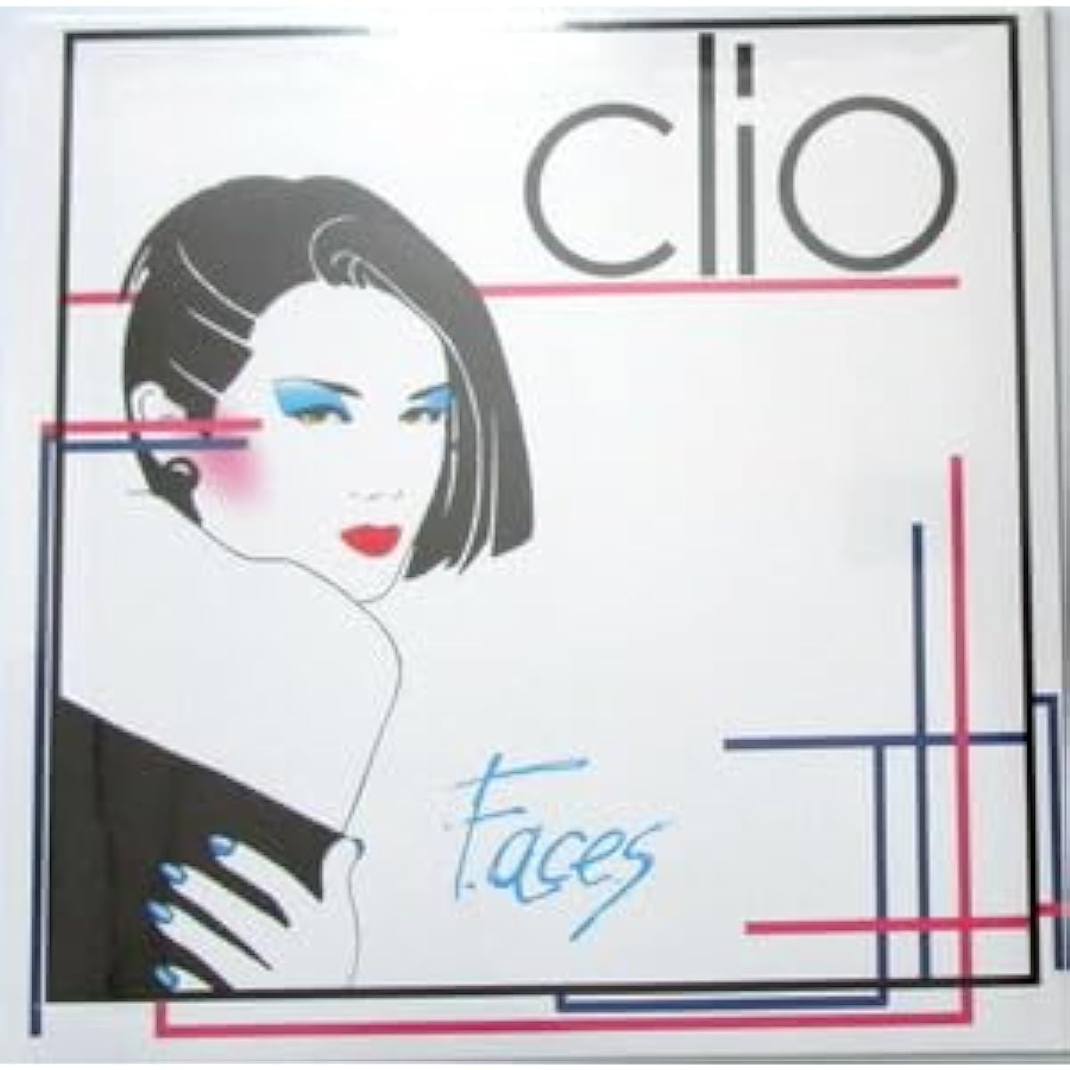 Clio Faces 12" Limited Edition Black Vinyl (2021 Reissue) Planet Records Classics Italo Discoイタロディスコ