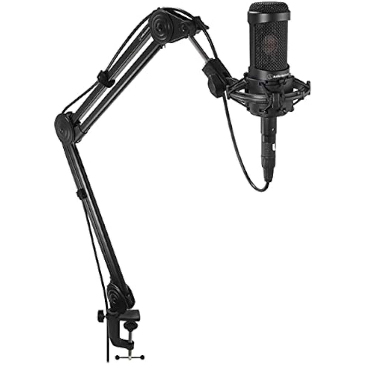 Audio-Technica Condenser Microphone AT2035 + Microphone Boom Arm AT8700J Set