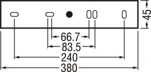 Orderic Exterior LED Nameplate Light High Color Rendering Rainproof Bottom Light Distribution Bulb Color Matte Silver: OG254875R