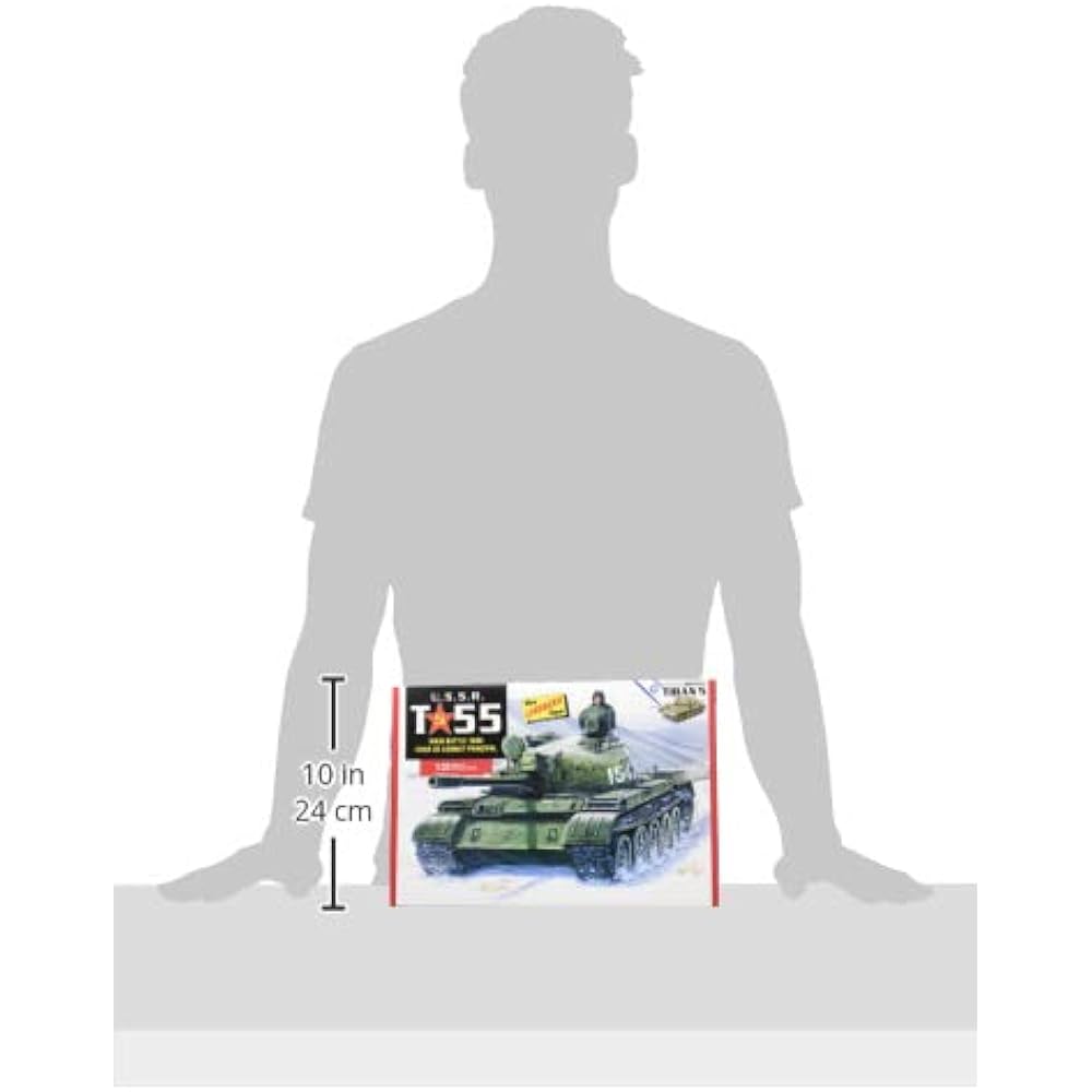 Platts 1/35 Soviet Army T-55 Plastic Model HL415