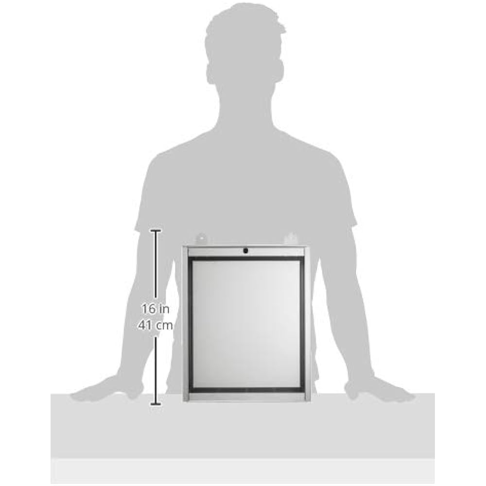 Endo Shoji Commercial Knife Difference with Nail Type Rubber Plate, Large 1 Tier, Acrylic Front, 18-0 Stainless Steel, Made in Japan AHU9201