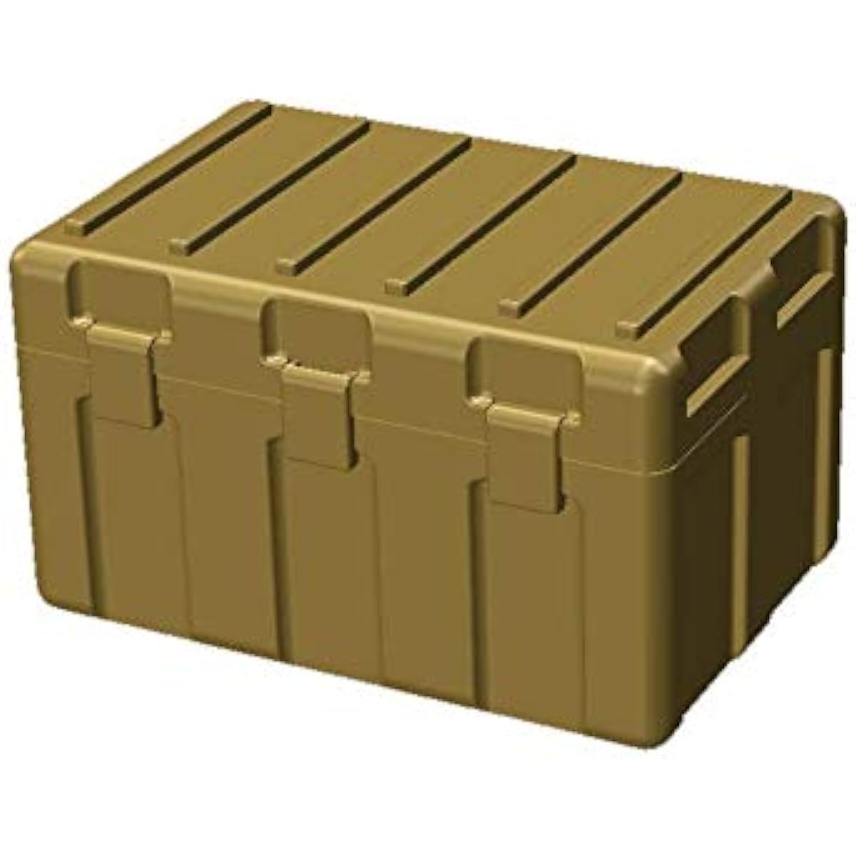 Collectibles Dark Tan TB415 Military Transit Crate Compatible with Toybrick Mini Figures