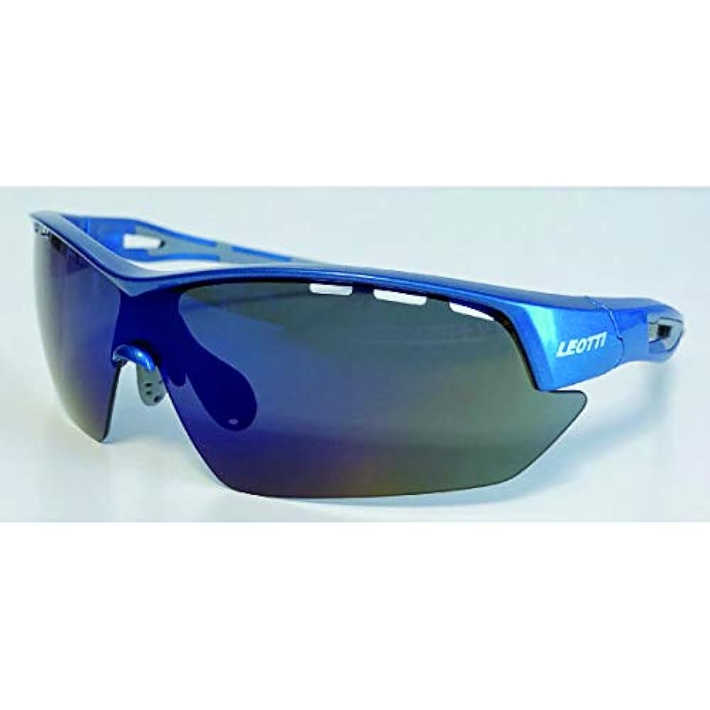 [Leotti] UV cut sunglasses 1 eye polarized blue mirror lens sports LEOTTIquattro polarized