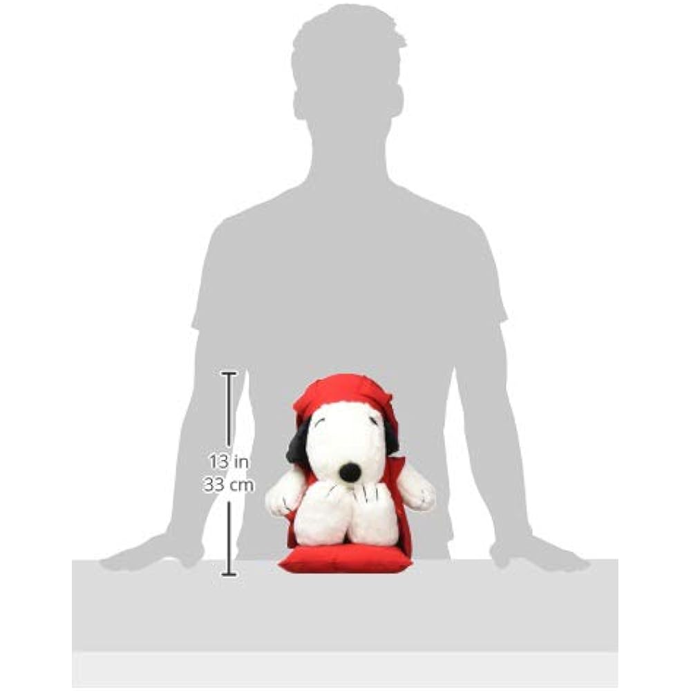 [Includes stuffed toy!] For 60th birthday celebration! Red Chanchanko & Hat Snoopy Set (Large) *kanreki-dollset-snoopy-s