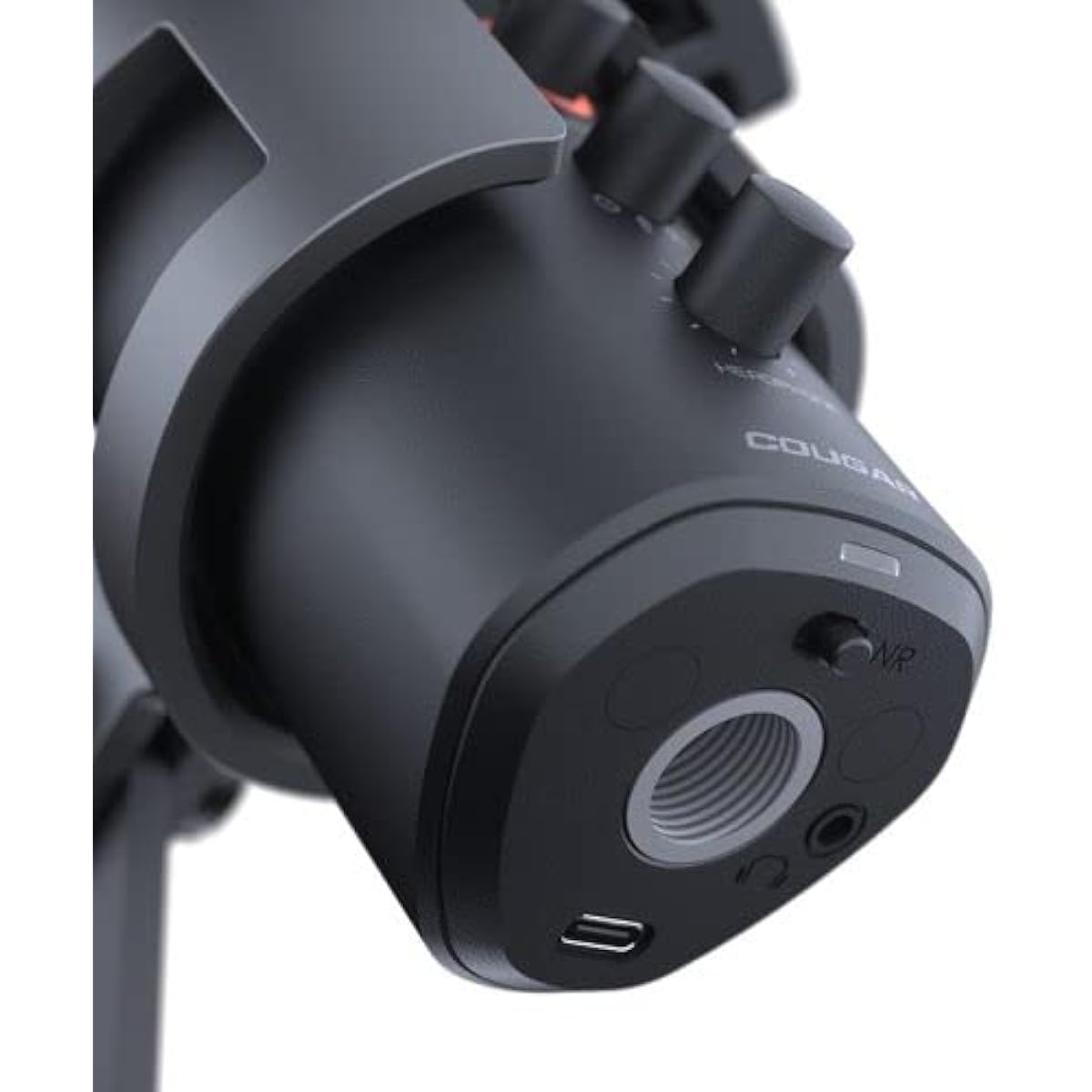 COUGAR Gaming Microphone SCREAMER-X Condenser Microphone RGB Lighting Quick Mute USB Plug 4 Pickup Polar Pattern Streamer Gamer CGR-U163RGB-500MK [Domestic Genuine Product]