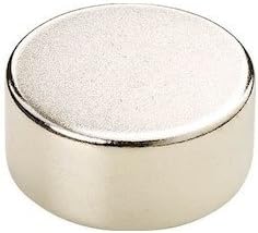 TRUSCO Neodymium Magnet, Outer Diameter 10mm x Hole Diameter 5mm x Thickness 5mm, Pack of 10 TN105RA10P