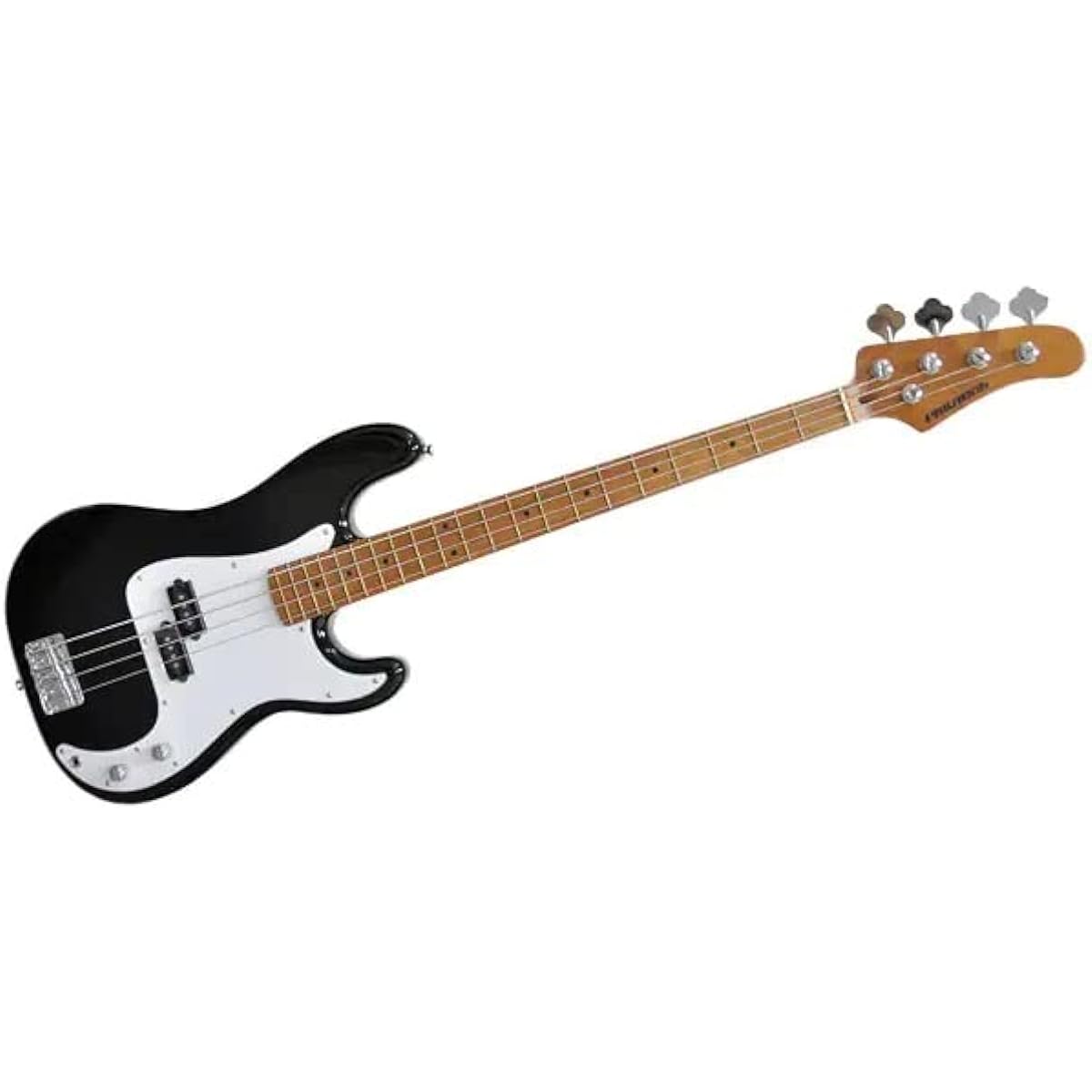 PLAYTECH Electric Bass Precision Bass Type Black [Carbonized Maple Neck]