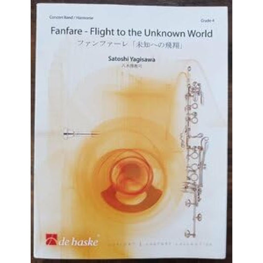 Wind Orchestra Score Kyoji Yagisawa: Fanfare Flight to the Unknown Listenable Score and Parts Set