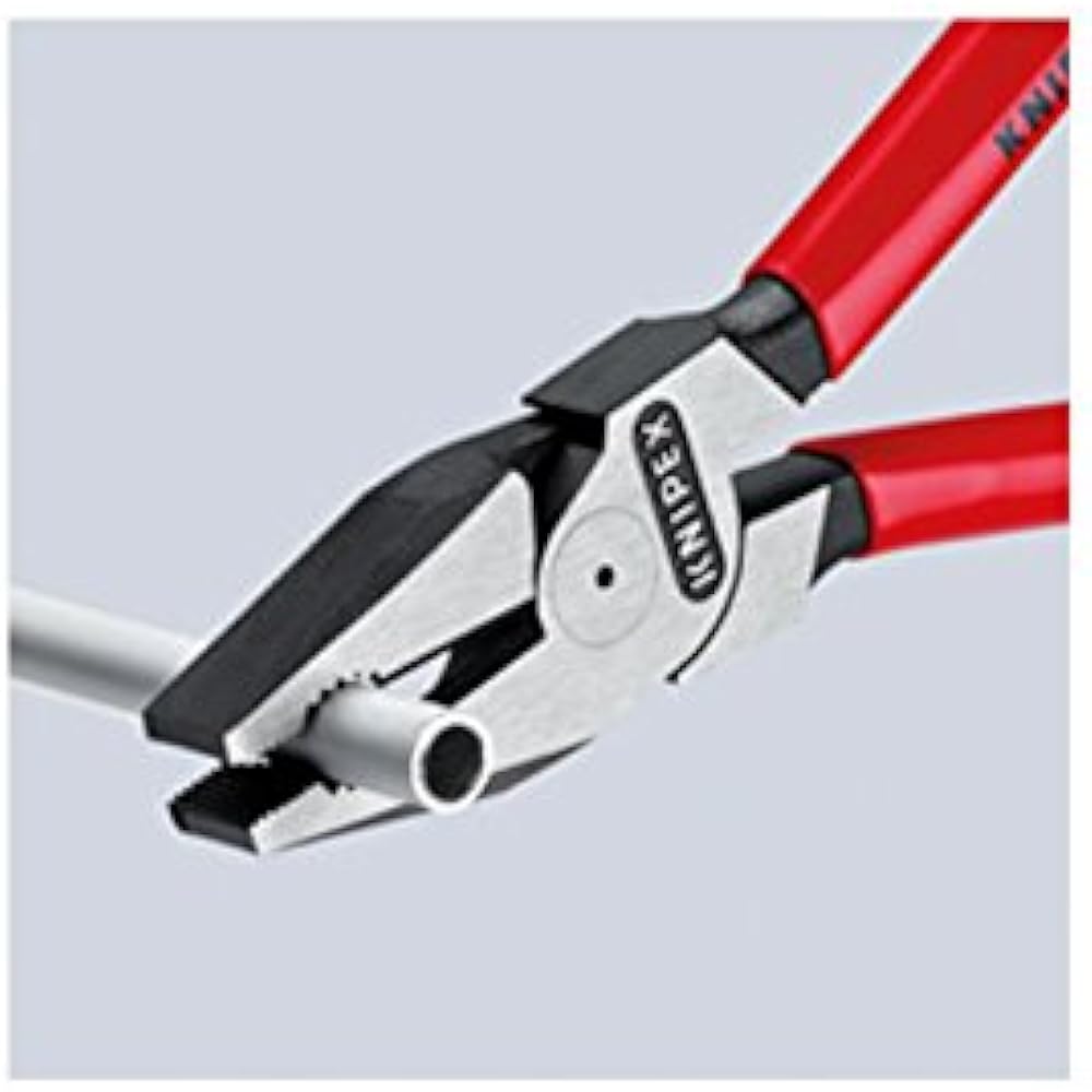 KNIPEX 0202-225TBK Strong pliers Fall prevention (BK)