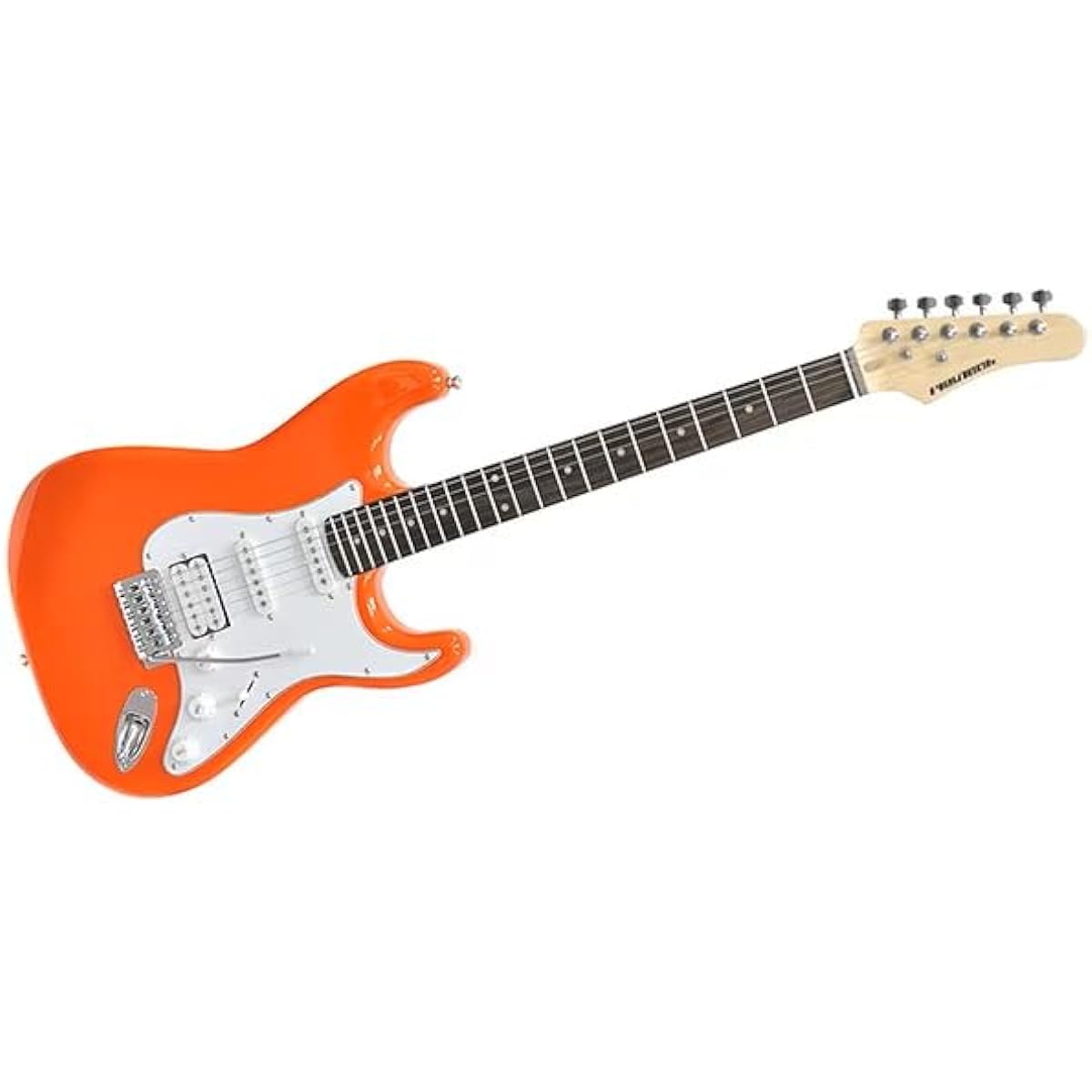 PLAYTECH Electric Guitar Stratocaster Type ST250 S-S-H Pickup Arrangement Rose Orange