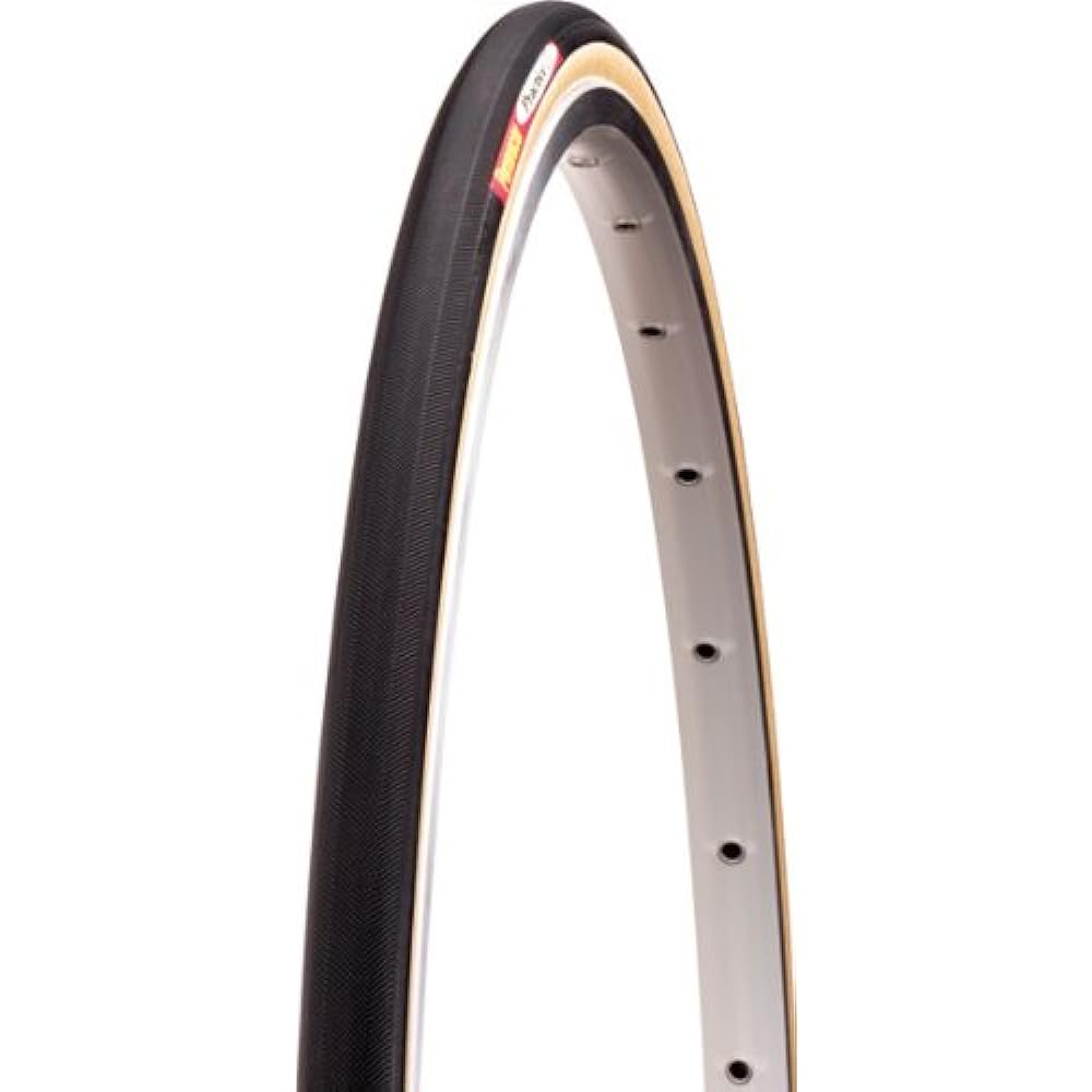 Panaracer Tubular Tire [700×22.5] Practice LP-27PT-P-B-RV42 Black/Skin Side (For Road Bike/Road Race)