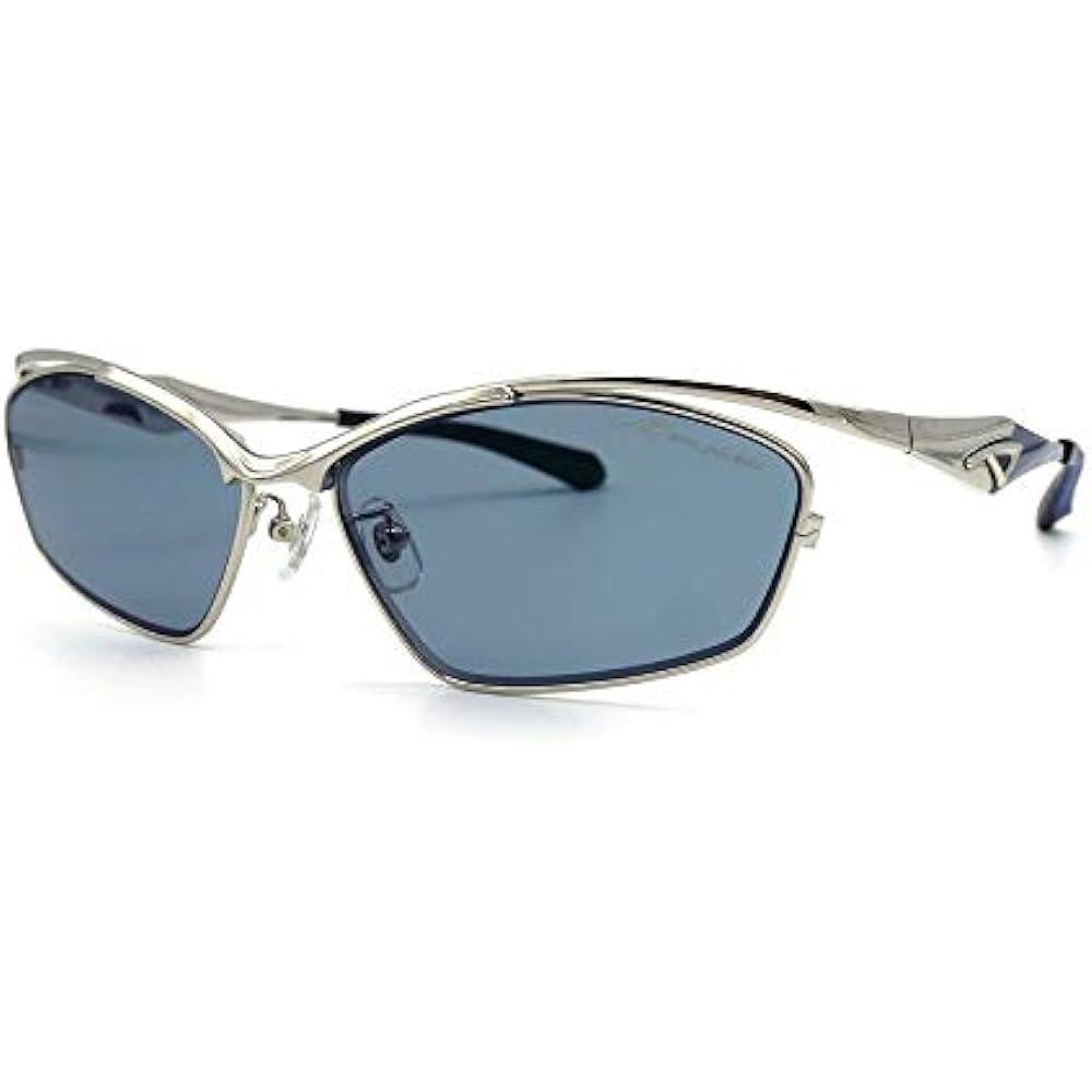 [Kodak LENS × SAMURAI SHO] Samurai Sho Polarized Sunglasses SS-F404 Color: 2 (Silver) Fishing Sports Sunglasses Polarized