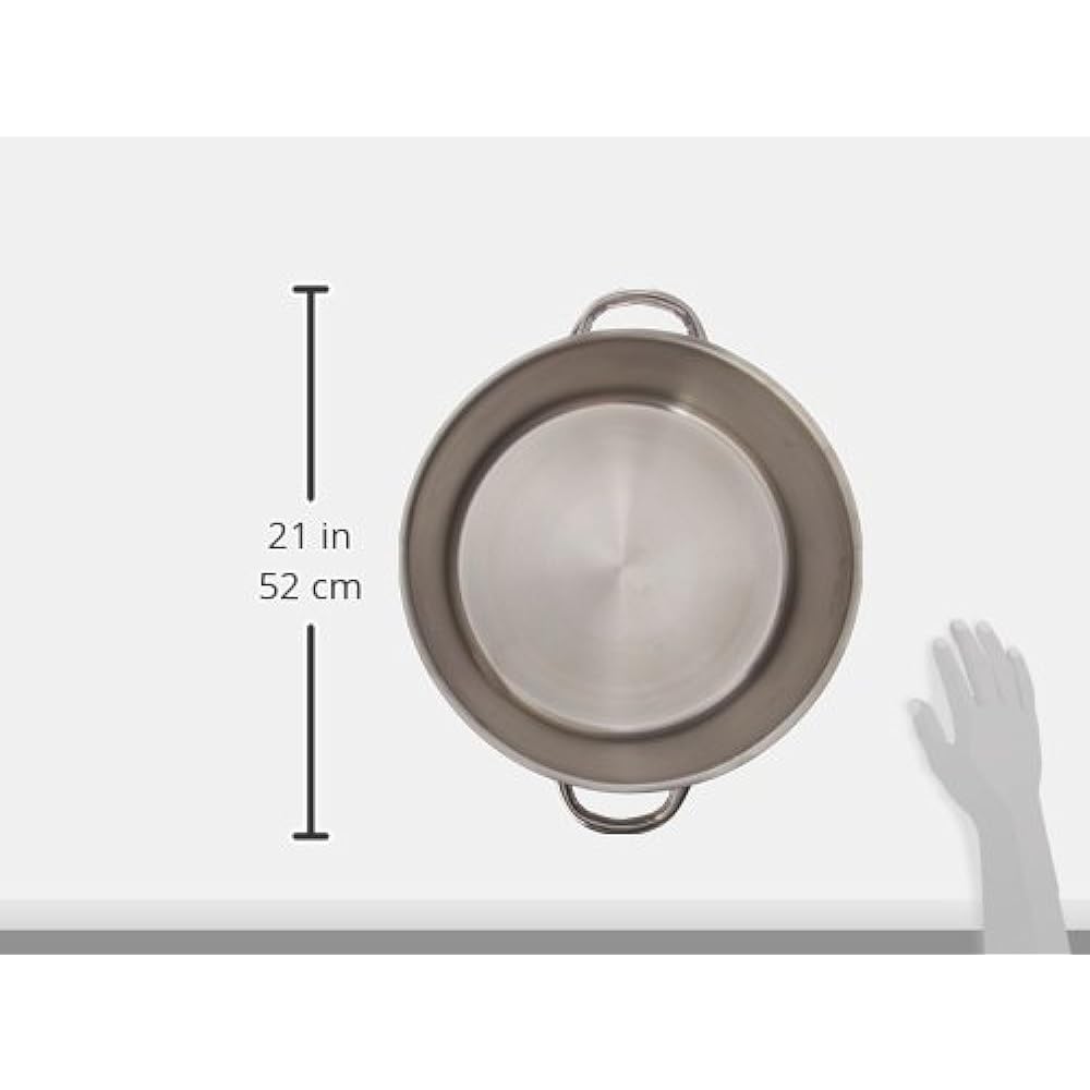 PADERNO (Paderno) Half body pot (without lid) 1007-22 18-10 stainless steel Italy AHV8722