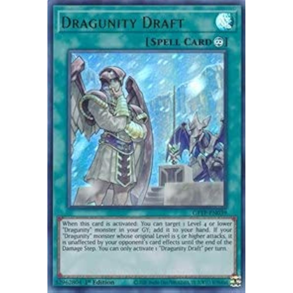 Dragunity Draft - GFTP-EN039 - Ultra Rare - First Edition