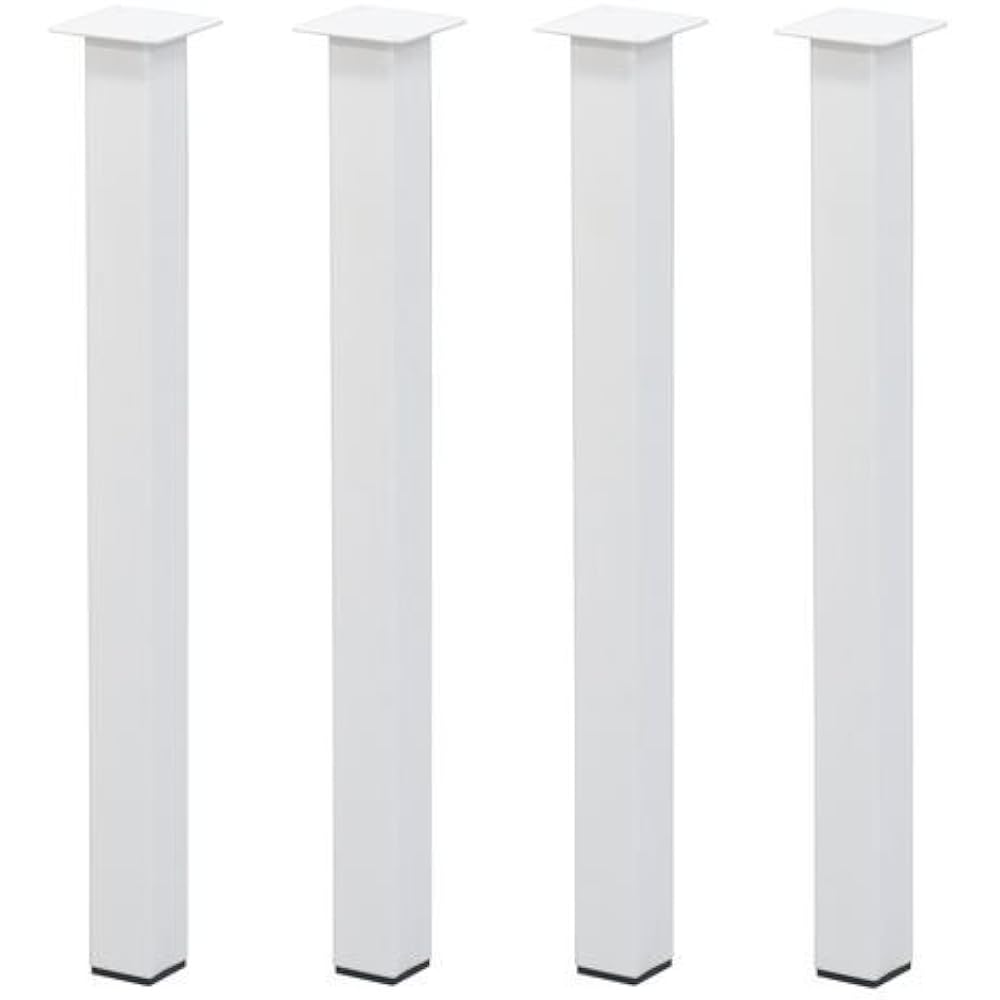 AIS Table Kits Square Leg Set of 4 White TBK-50SP WH