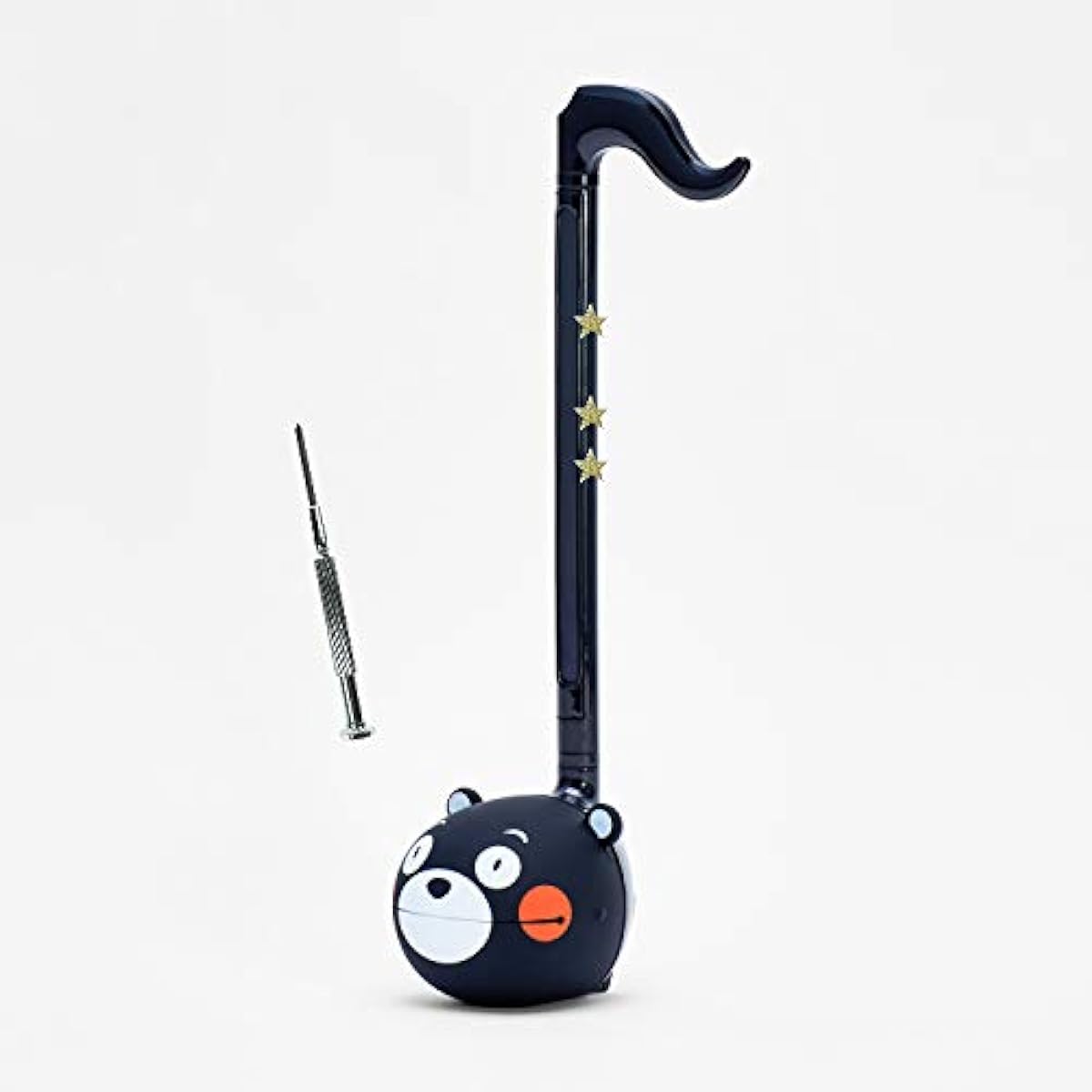 Electronic musical instrument Otamatone Kumamon with position stickers and screwdriver Maywa Denki
