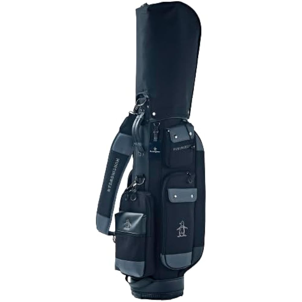 [Munsingwear] Caddy Bag, 3.3kg, 9.0 Type, 6 Divisions, Compatible with 47 Inches, Includes Removable Pouch, Golf MQBWJJ01 Men's